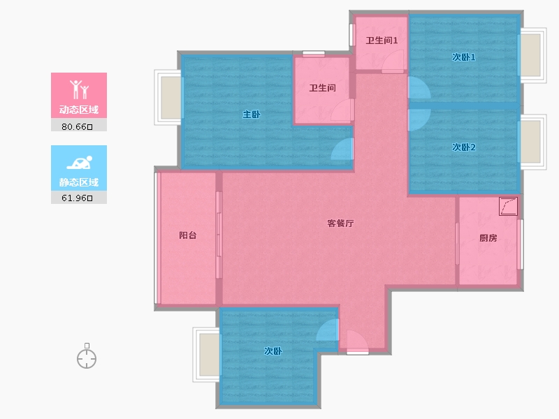 江西省-南昌市-殷王小区-129.00-户型库-动静分区