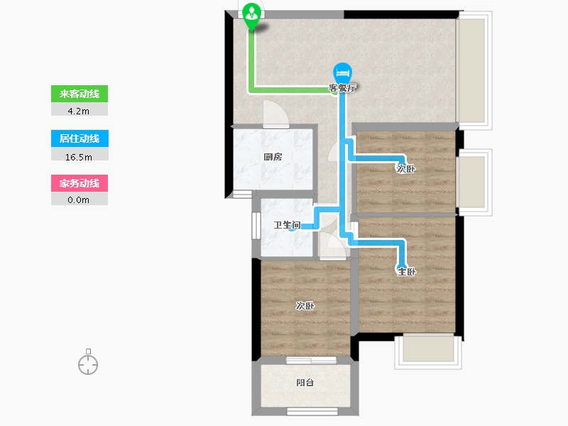 河南省-郑州市-汇泉景悦城-67.00-户型库-动静线