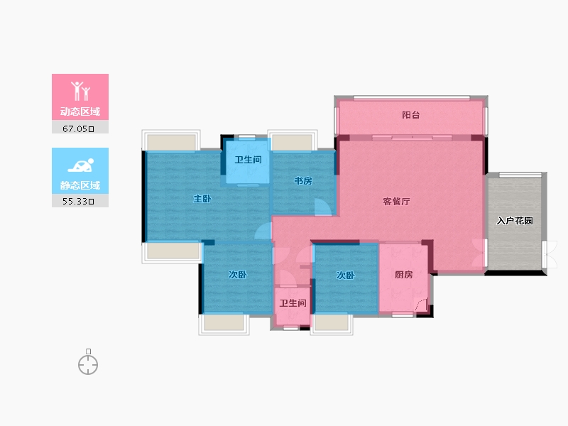 贵州省-黔东南苗族侗族自治州-新陆国际-14501.00-户型库-动静分区