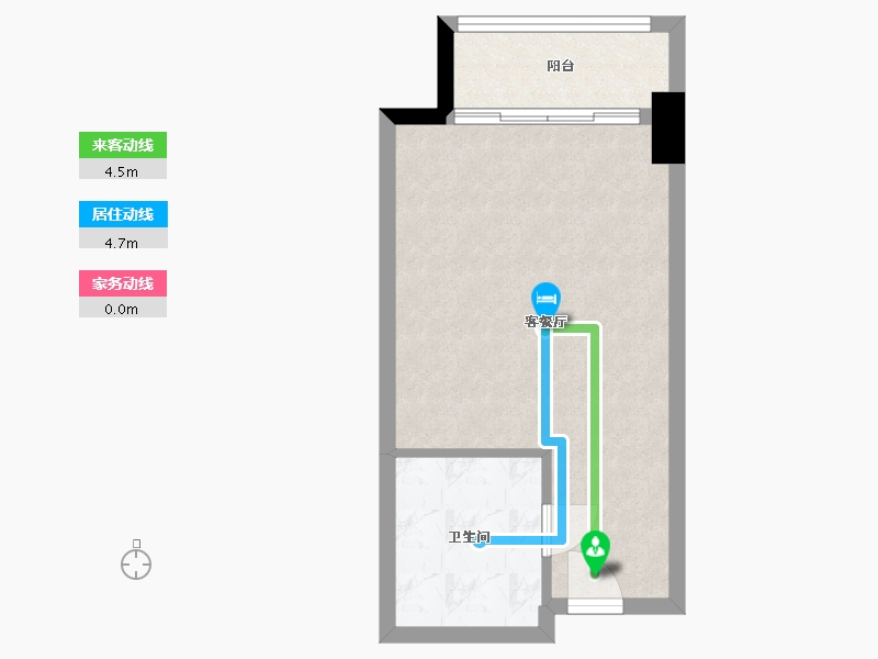 浙江省-嘉兴市-皮都公馆-35.00-户型库-动静线