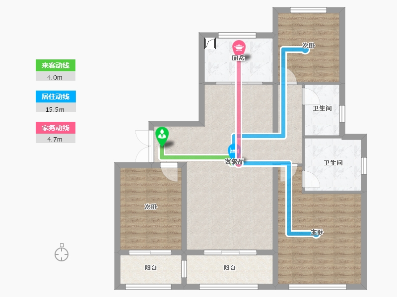 山东省-枣庄市-奥体华府-100.00-户型库-动静线