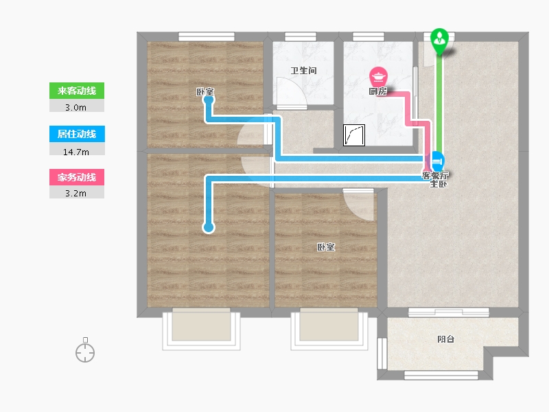 江苏省-南京市-悦江府-71.08-户型库-动静线