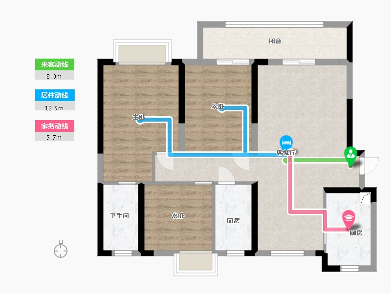 江西省-赣州市-联发君悦华府-92.00-户型库-动静线