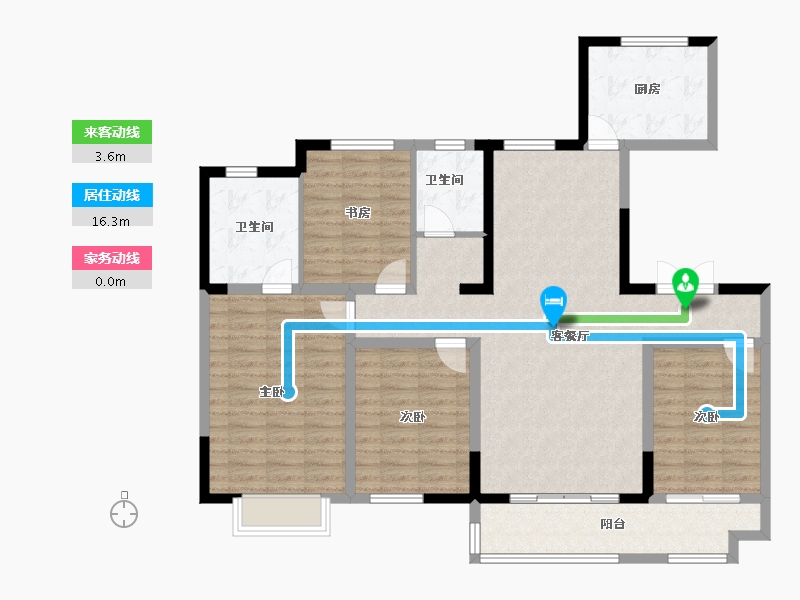 山东省-济南市-中建长清湖-119.52-户型库-动静线