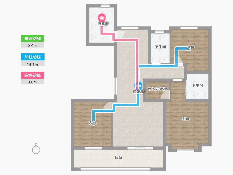 河北省-石家庄市-锦江府-152.00-户型库-动静线