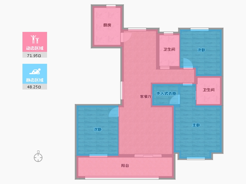 河北省-石家庄市-锦江府-152.00-户型库-动静分区