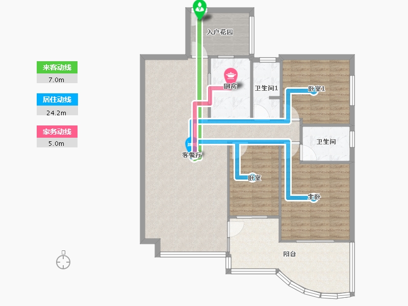 四川省-成都市-城南名著-113.00-户型库-动静线