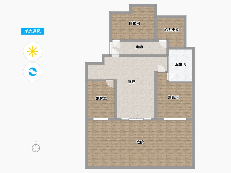 河北省-沧州市-任丘市华北油田创业家园-114.55-户型库-采光通风