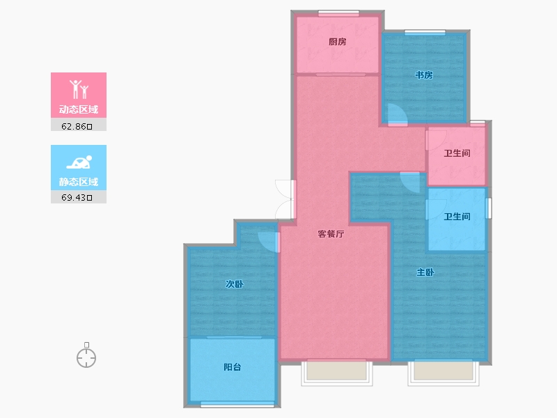 河北省-秦皇岛市-博辉万象城-120.00-户型库-动静分区