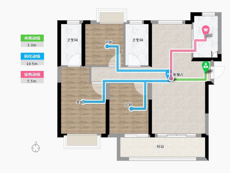 江西省-赣州市-联发君悦华府-92.00-户型库-动静线