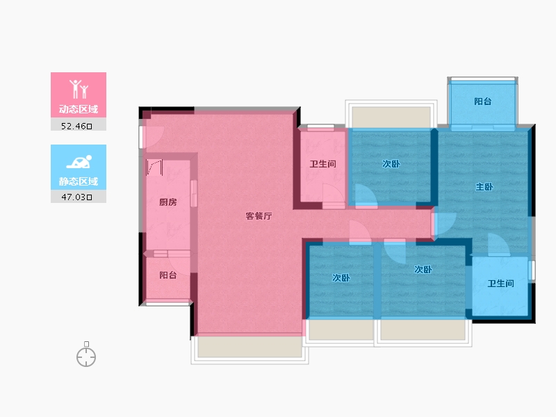 四川省-成都市-明信城-114.00-户型库-动静分区