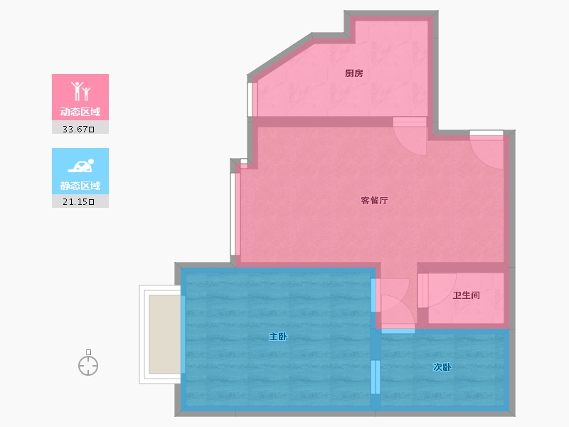 北京-北京市-国美第一城-79.00-户型库-动静分区