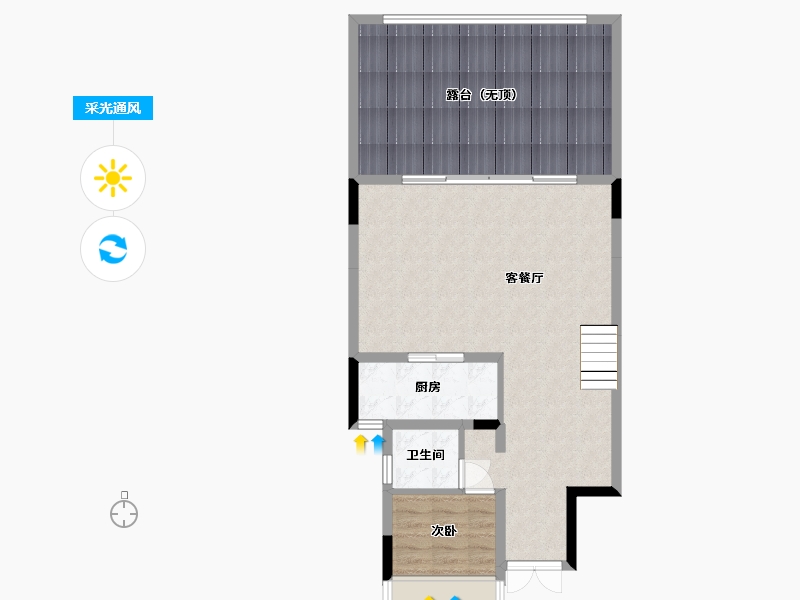 四川省-宜宾市-金科集美天宸-134.60-户型库-采光通风