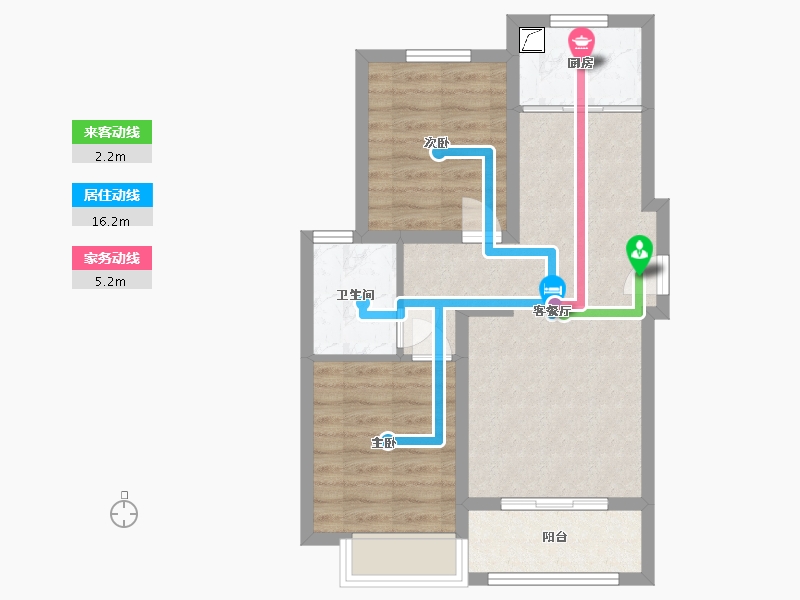 河北省-石家庄市-盛邦花园-65.72-户型库-动静线