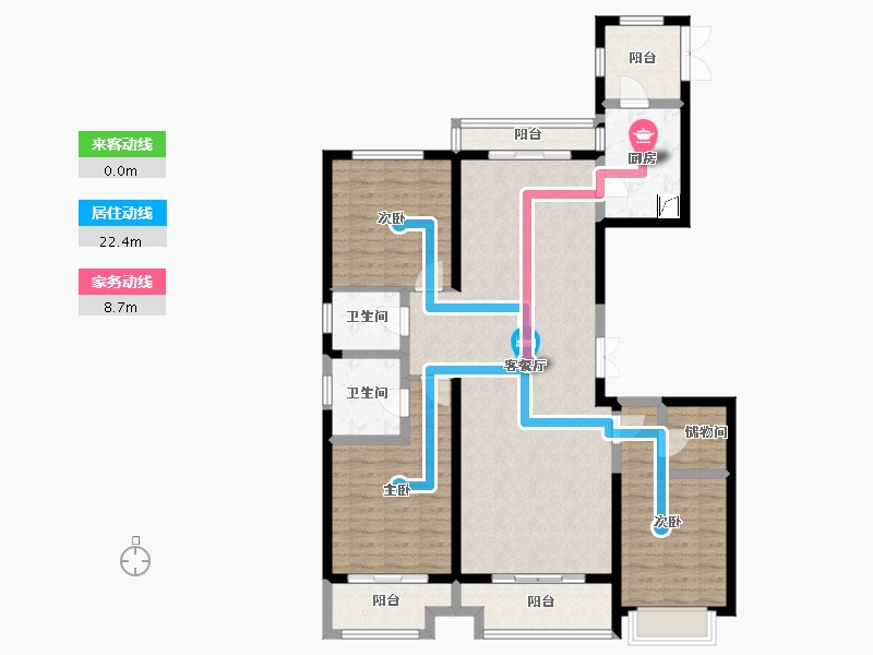 山西省-太原市-建投祥云府-132.00-户型库-动静线