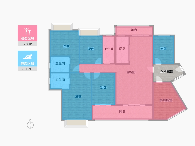 云南省-临沧市-新亚泰时代广场-142.01-户型库-动静分区