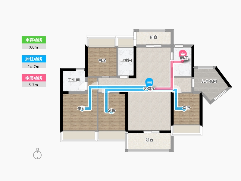 广东省-阳江市-国鼎-125.00-户型库-动静线