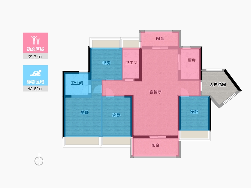 广东省-阳江市-国鼎-125.00-户型库-动静分区