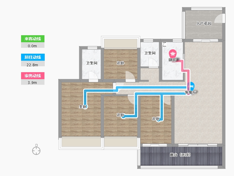 云南省-临沧市-京樾府-113.00-户型库-动静线