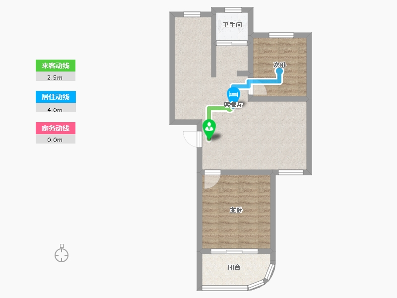 福建省-厦门市-金尚小区-65.39-户型库-动静线