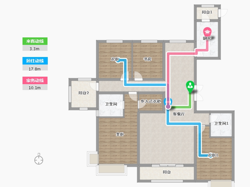 河北省-邢台市-凰家公元-170.00-户型库-动静线