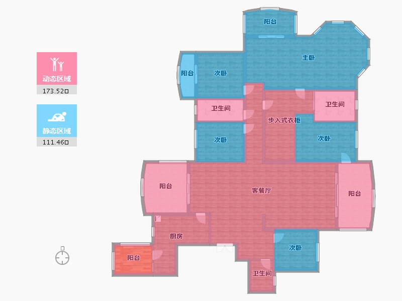 贵州省-六盘水市-未来之城-270.00-户型库-动静分区