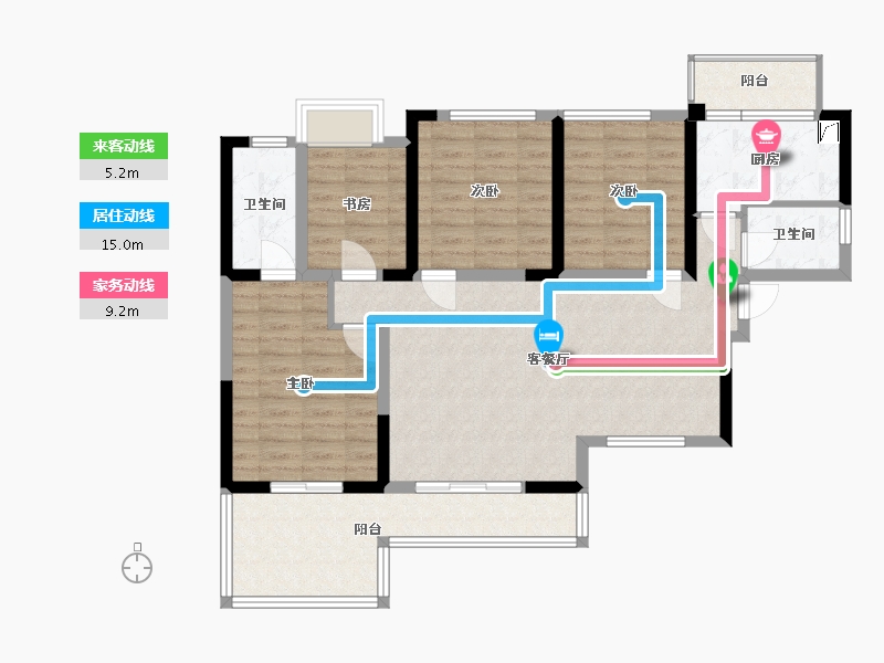 四川省-成都市-百商绿优城-109.00-户型库-动静线