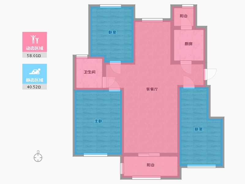 河北省-秦皇岛市-骊郡华府-97.00-户型库-动静分区