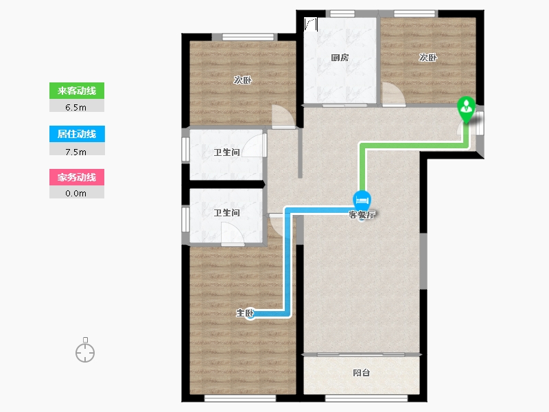 甘肃省-兰州市-中海铂悦俯-100.00-户型库-动静线