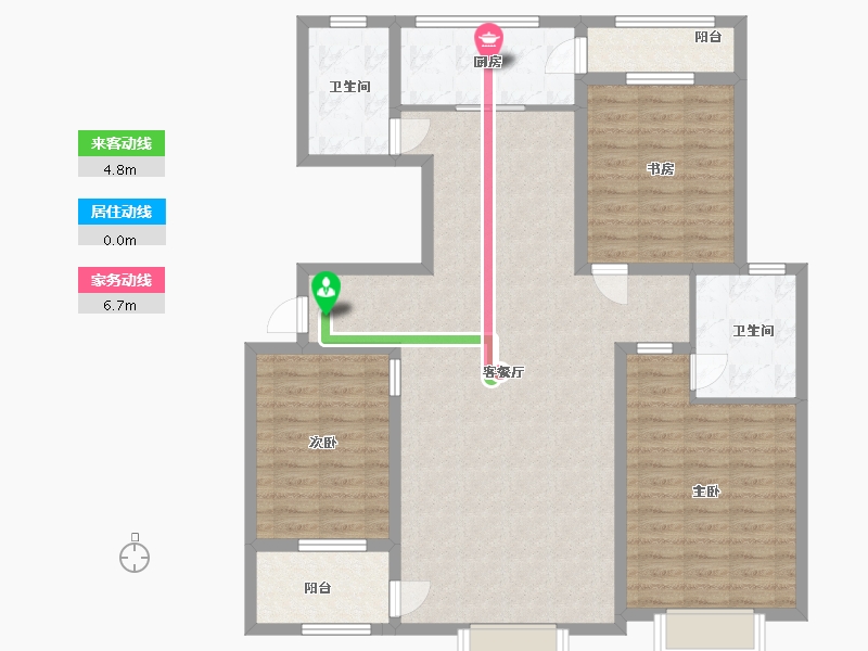 山东省-潍坊市-金源府邸-115.00-户型库-动静线