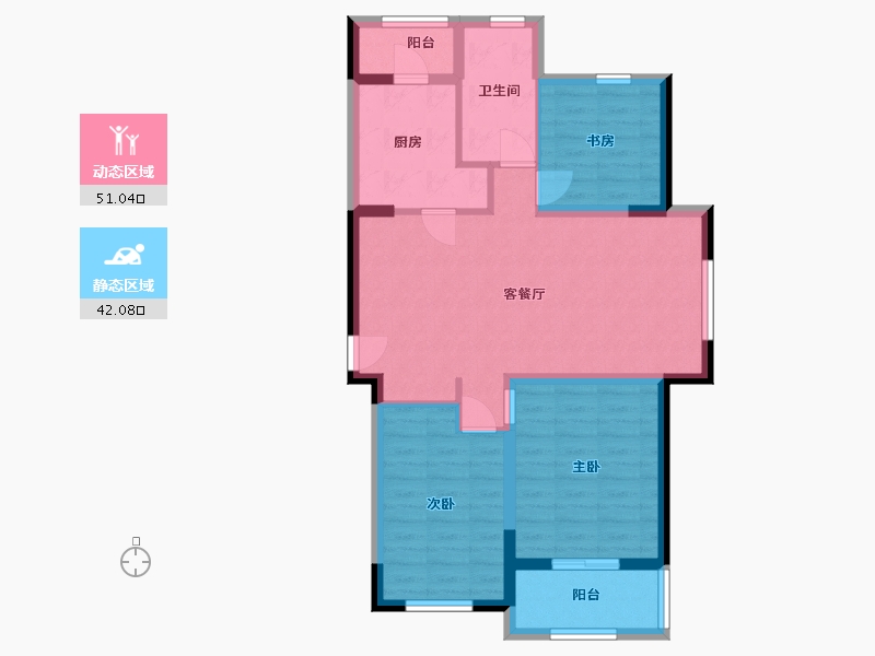 山东省-临沂市-环球香樟园-89.00-户型库-动静分区