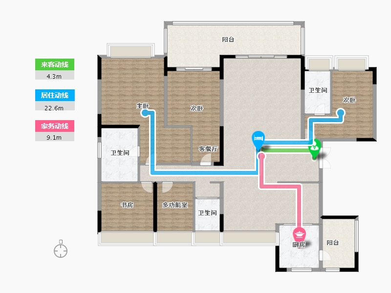 江苏省-常州市-溧阳碧桂园-238.99-户型库-动静线