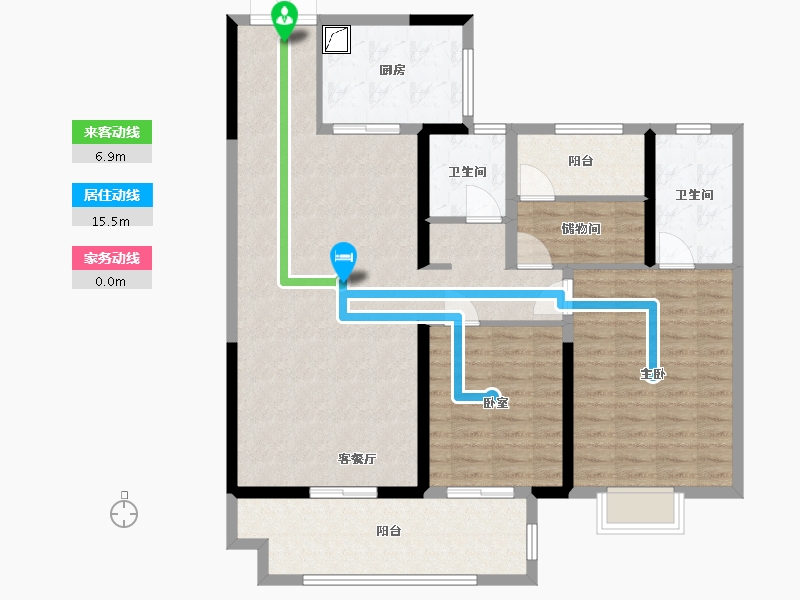 陕西省-安康市-博元城-115.93-户型库-动静线