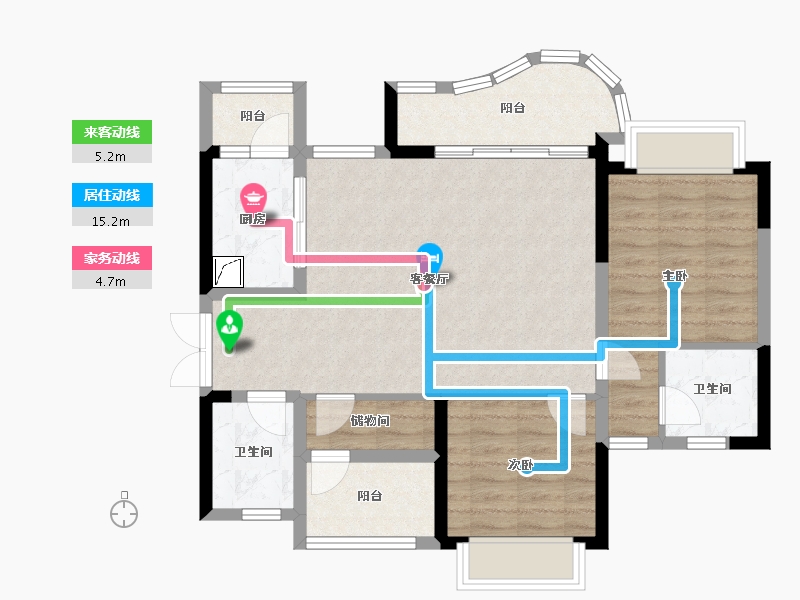 四川省-成都市-诚卓高端-98.00-户型库-动静线