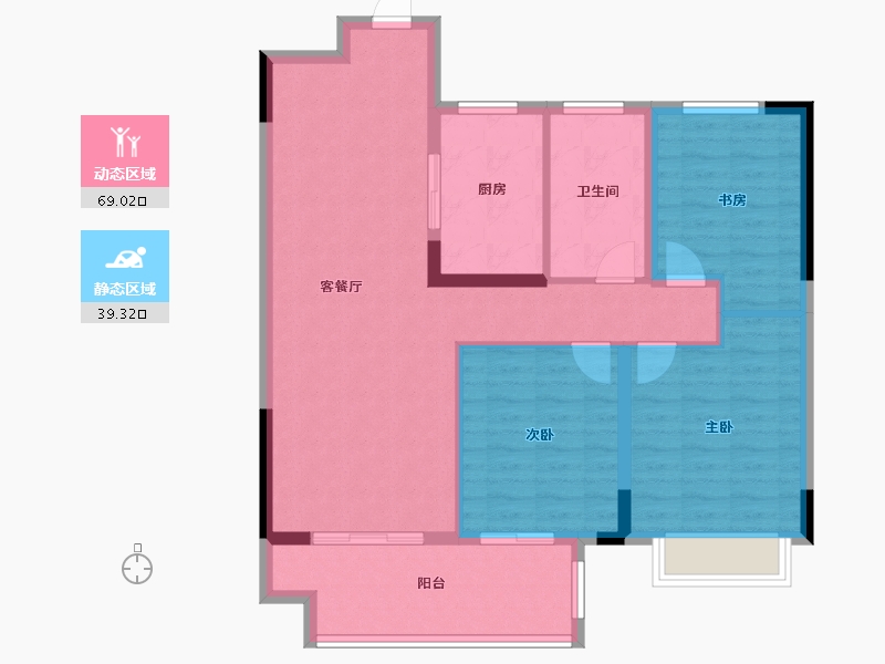 江西省-上饶市-金麟府-98.00-户型库-动静分区