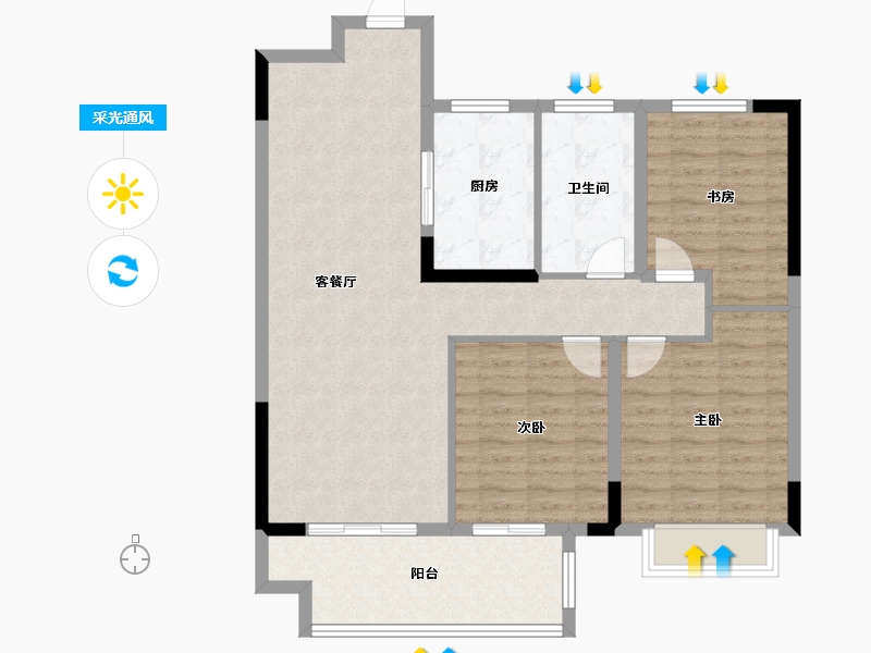 江西省-上饶市-金麟府-98.00-户型库-采光通风