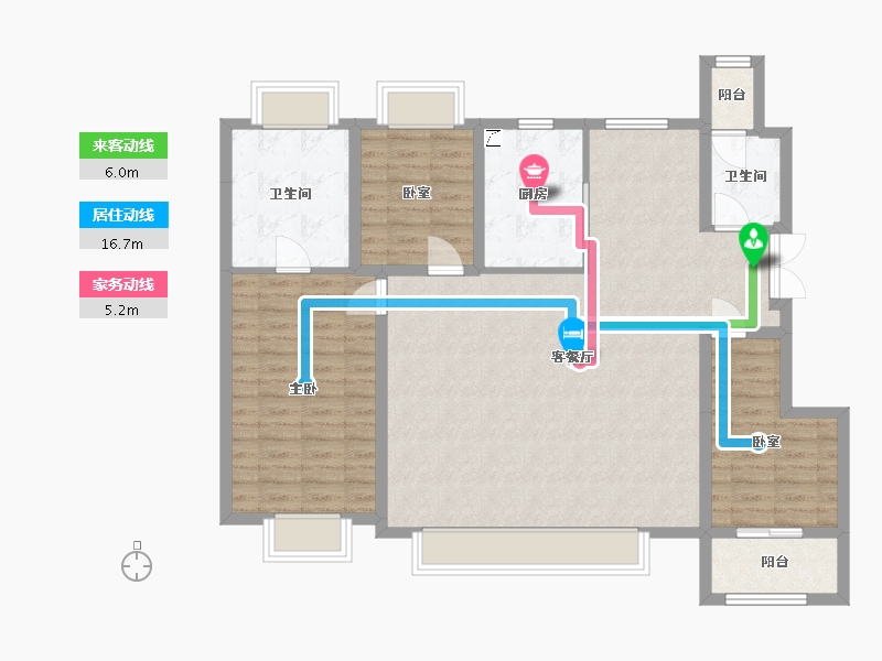 吉林省-长春市-云湖府邸-120.00-户型库-动静线