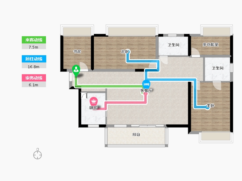 广西壮族自治区-南宁市-中国铁建安吉山语城-117.00-户型库-动静线