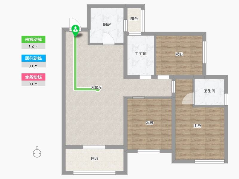 四川省-成都市-梧桐集-85.00-户型库-动静线