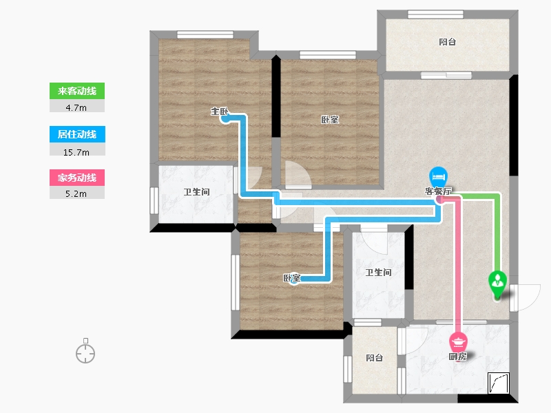 四川省-广安市-中广悦府-90.00-户型库-动静线