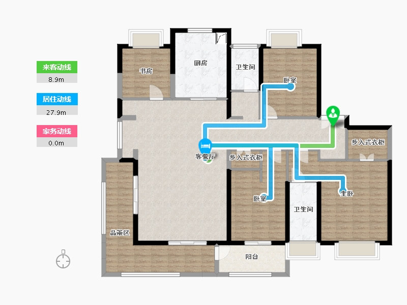 河南省-三门峡市-锦园-163.00-户型库-动静线