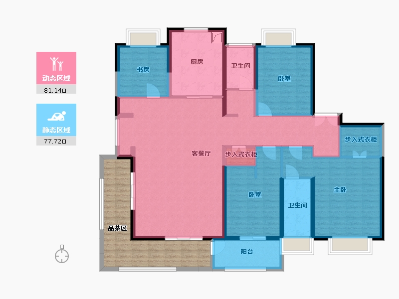 河南省-三门峡市-锦园-163.00-户型库-动静分区