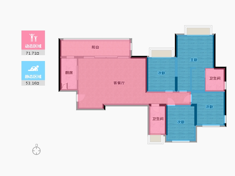 四川省-成都市-融创玖阙府-110.00-户型库-动静分区