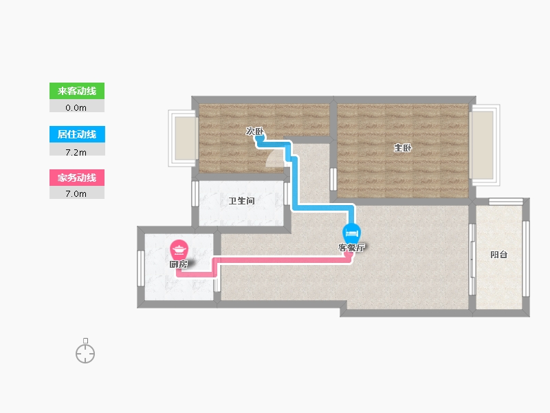 江苏省-宿迁市-康辉牡丹园-75.00-户型库-动静线