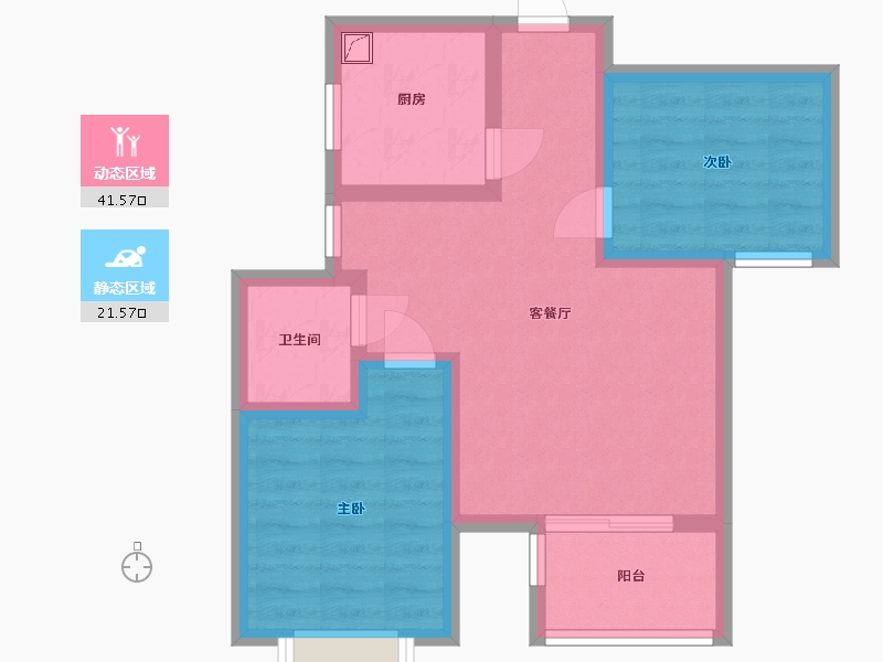 河北省-石家庄市-润都御园-55.00-户型库-动静分区