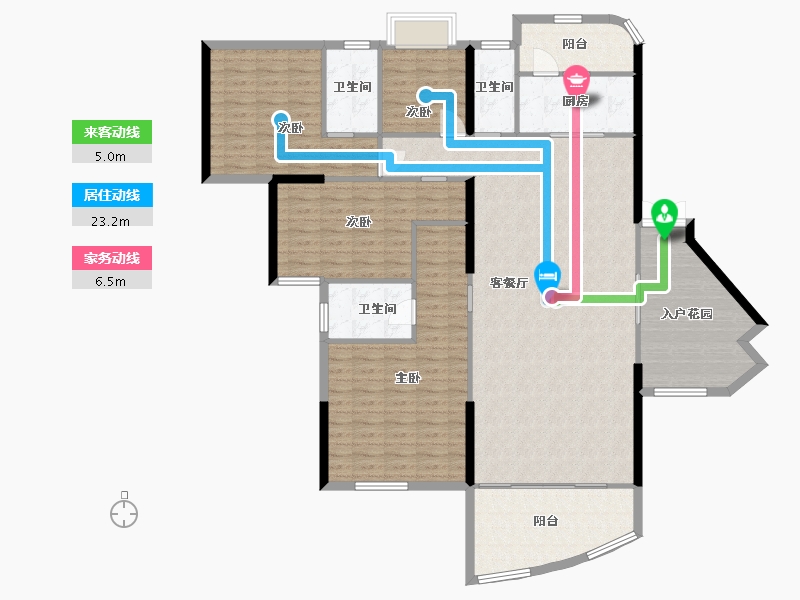 广东省-清远市-御水龙庭-160.00-户型库-动静线