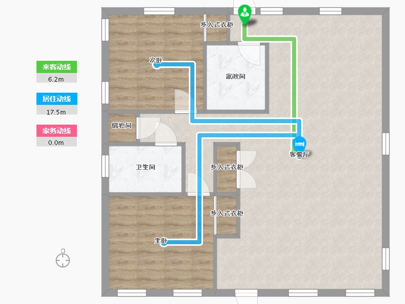 福建省-漳州市-福隆城-90.00-户型库-动静线