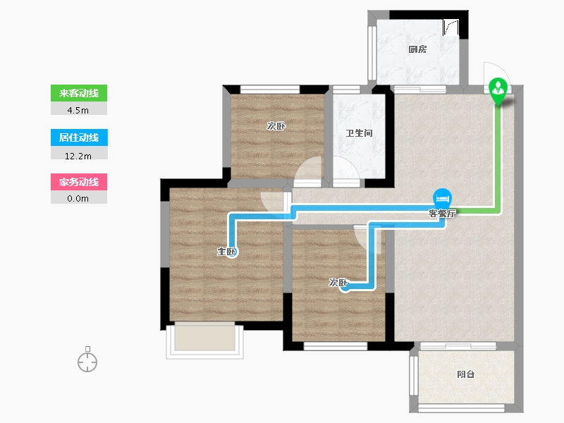 四川省-绵阳市-水韵长滩-74.00-户型库-动静线