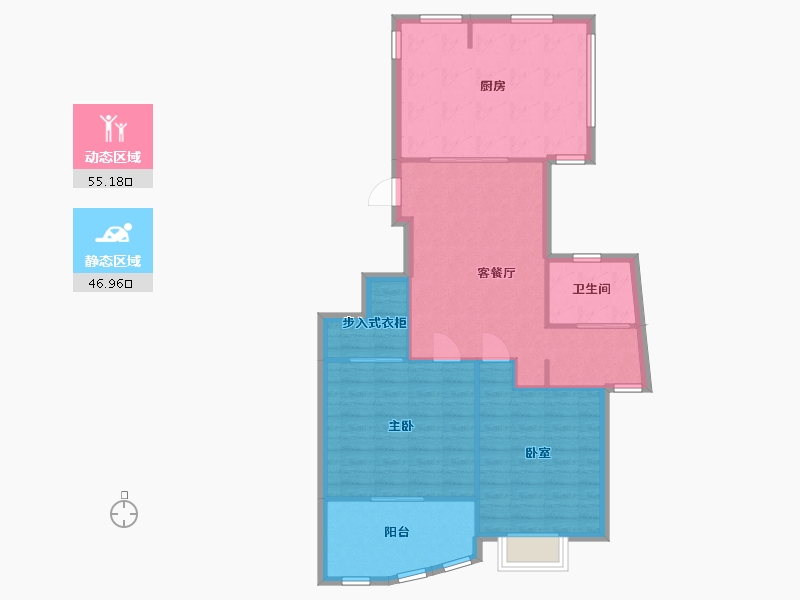 上海-上海市-无-89.23-户型库-动静分区