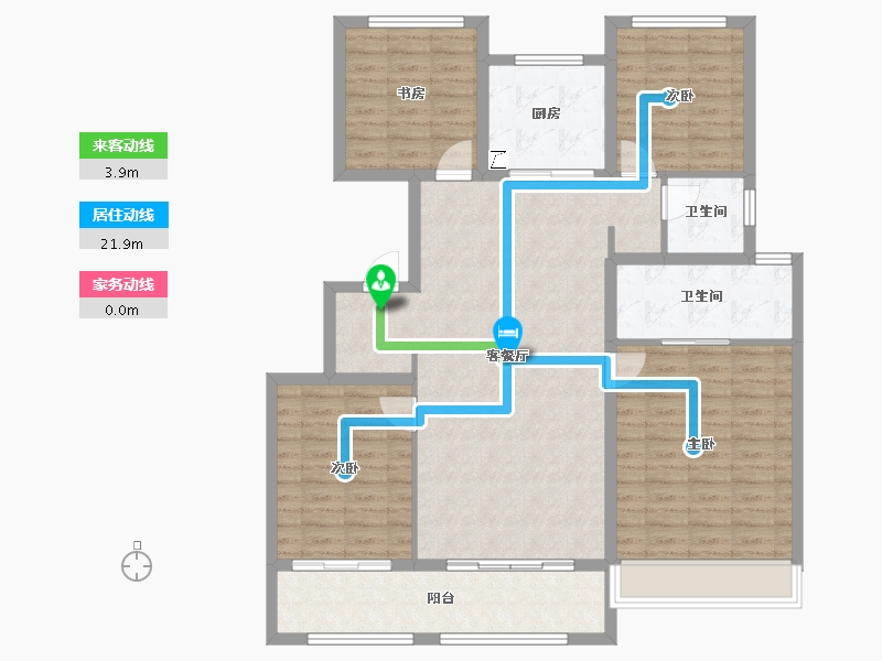 江苏省-无锡市-春晓江南-121.00-户型库-动静线